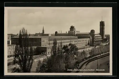 AK München, Deutsches Museum aus der Vogelschau