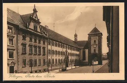 AK Villingen /Schwarzwald, Partie beim Kloster