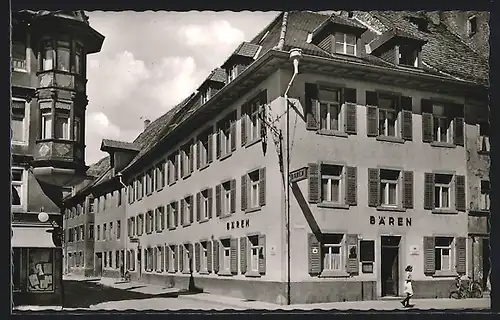 AK Villingen /Schwarzwald, Gasthof Bären, Aussenansicht