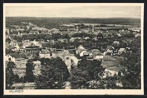 AK Villingen /Schwarzwald, Generalansicht aus der Luft