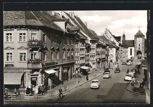 AK Villingen / Schwarzwald, Blick in die Bickenstrasse