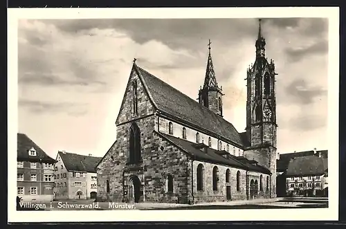 AK Villingen /Schwarzwald, Blick auf das Münster