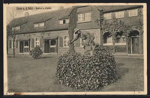 AK Essen a. d. Ruhr, Denkmal in Altenhof