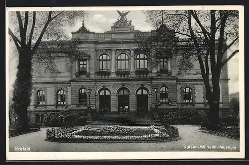 AK Krefeld, Am Kaiser-Wilhelm Museum