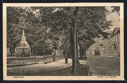 AK Crefeld, Partie am Ostwall