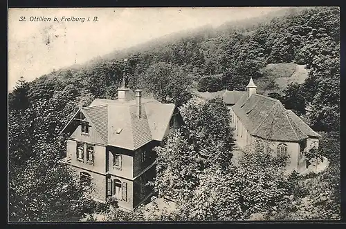 AK Freiburg i. B., Kirche St. Ottilien