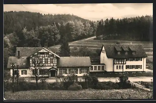 AK Ernstroda, Blick auf das FDGB-Ferienheim Otto Heller