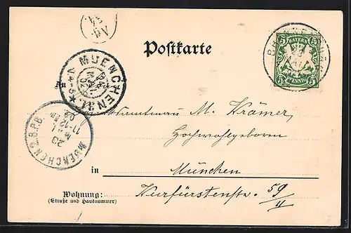 AK Brannenburg, Ortsansicht mit Kirche