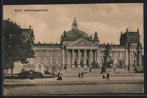 AK Berlin-Tiergarten, Reichstagsgebäude