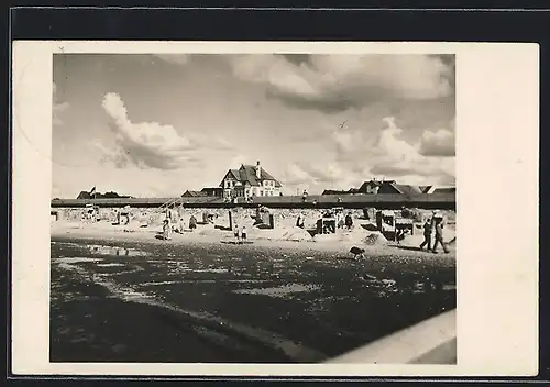 AK Cuxhaven-Duhnen, Strandpartie