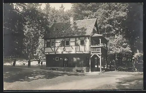 AK Hummelshain, Ferienheim Siebshaus der Ferienheimgenossenschaft Naturfreunde Jena