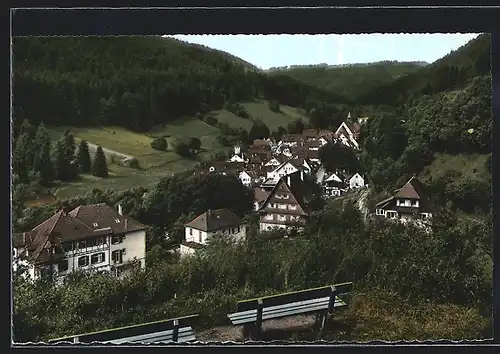 AK Bad Teinach / Schwarzwald, Blick vom Panoramaweg