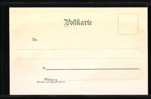 Lithographie Dreifaltigkeitsberg, Gasthaus, Kirche, Panorama