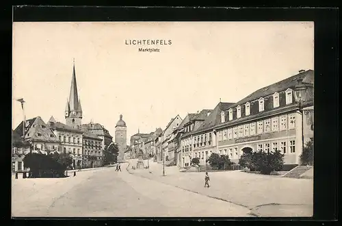 AK Lichtenfels, Marktplatz