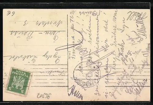 AK Kronach, Ansicht von der Wasserstrasse aus