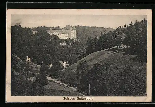 AK Guttenberg, Blick zum Schloss