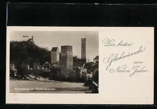 AK Ravensburg, die Rauenecktürme
