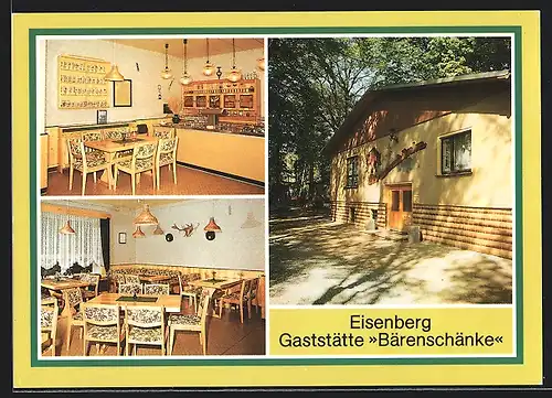 AK Eisenberg, Tiergarten, Gaststätte Bärenschenke