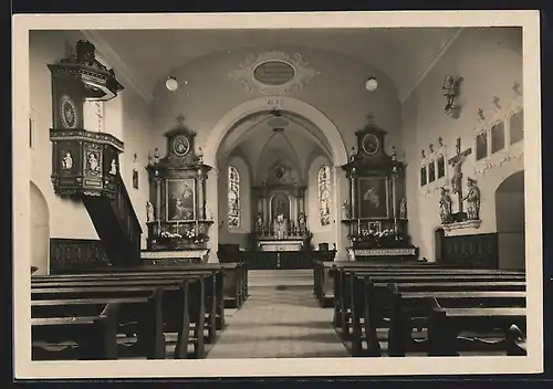 AK Oberwil, Blick in die Pfarrkirche