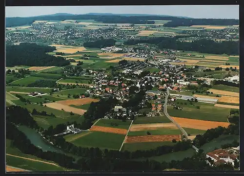 AK Stetten, Ortsansicht bei Tag