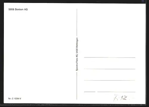 AK Stetten, Ortsansicht bei Tag