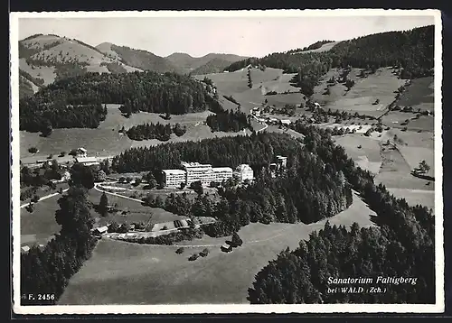 AK Wald, Blick auf Sanatorium Faltigberg