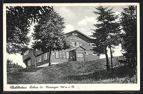 AK Meiningen, Charlottenhaus auf dem Dolmar