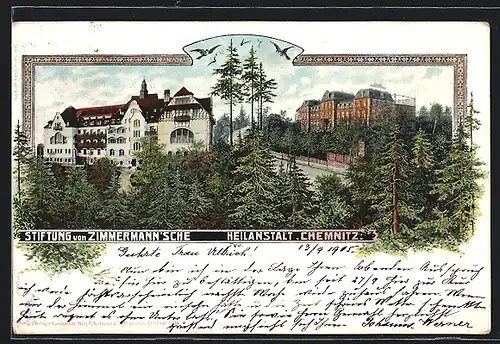 AK Chemnitz, Stiftung von Zimmermann`sche Heilanstalt