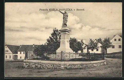 AK Borova, Pomnik Karla Havlicka