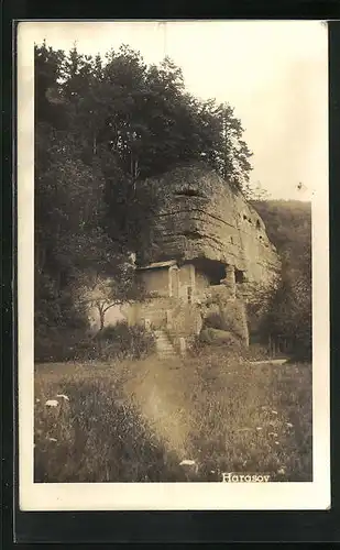 AK Harasov, Felsen mit Treppe