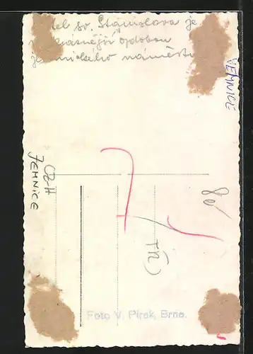 AK Jemnice, Aussenansicht der Kirche