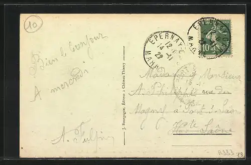 AK Romilly-sur-Seine, Le Casino et Avenue de la Boule d`Or