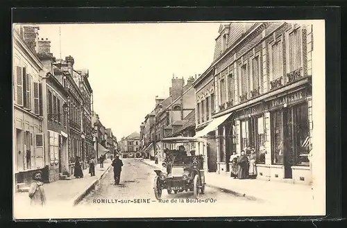 AK Romilly-sur-Seine, Rue de la Boule-d`Or
