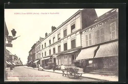 AK Romilly-sur-Seine, Rue de la Boule-d`Or