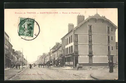 AK Sainte-Savine, Postes et Faubourg