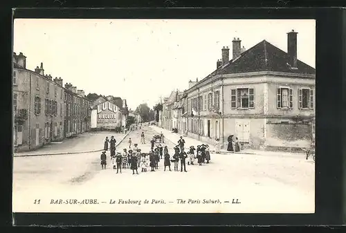 AK Bar-sur-Aube, Le Faubourg de Paris