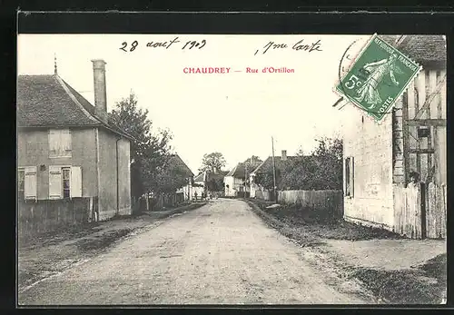 AK Chaudrey, Rue d`Ortillon, Strassenpartie