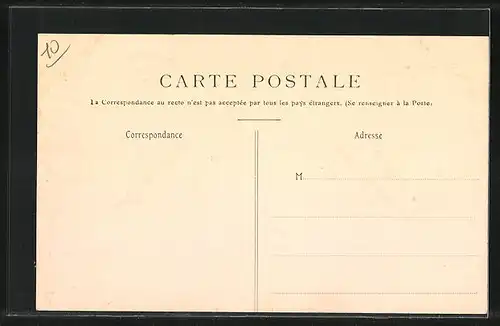 AK Mailly-le-Camp, Bureau des Postes et Télégraphes