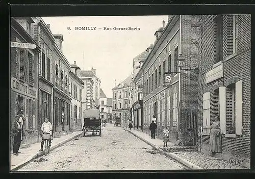 AK Romilly, Rue Gornet-Bovin