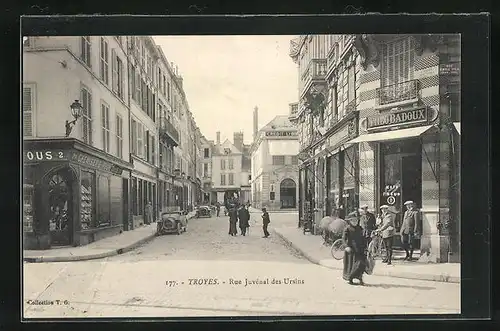 AK Troyes, Rue Juvénal des Ursines