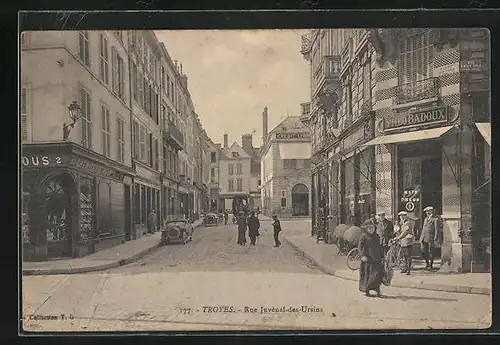 AK Troyes, Rue Juvénal-des-Ursins