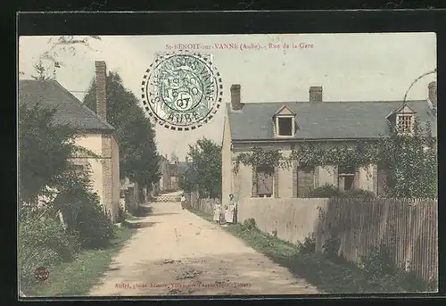 AK St-Benoit-sur-Vanne, Rue de la Gare