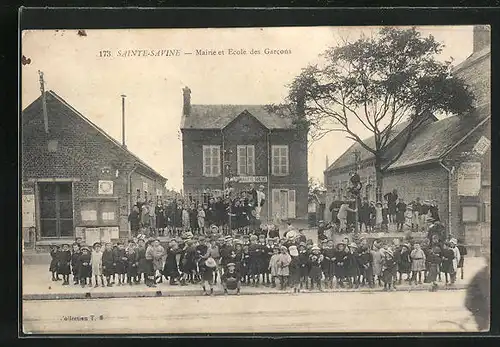 AK Sainte-Savine, Mairie et Ecole des Garcons