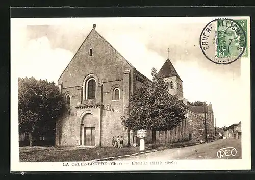 AK La Celle-Bruere, L`Eglise