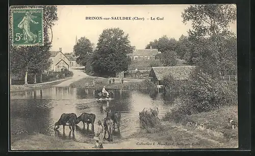 AK Brinon-sur-Sauldre, Le Gué