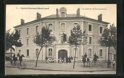 AK Saint-Amand-Montrond, la Caserne de Gendarmerie