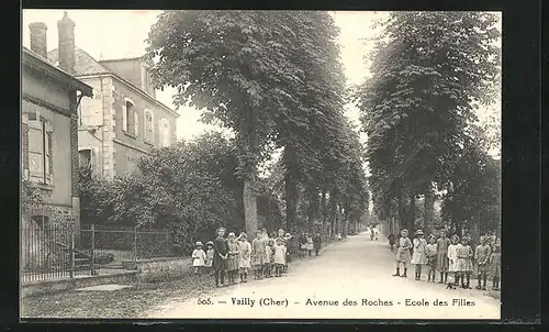 AK Vailly, Avenue des Roches, Ecole des Filles
