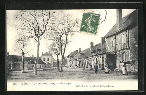 AK Clémont-sur-Sauldre, Place Boyer