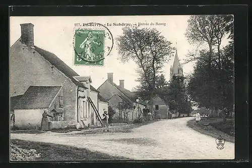 AK Le Subdray, Entrée du Bourg