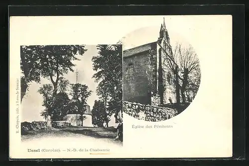 AK Ussel, N.-D. de la Chabanne, Église des Pénitents